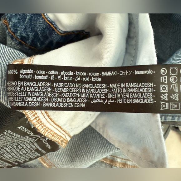 Zara Danielle Denim Asymmetrical Sleeveless Cotton Midi Dress Medium - Picture 9 of 11